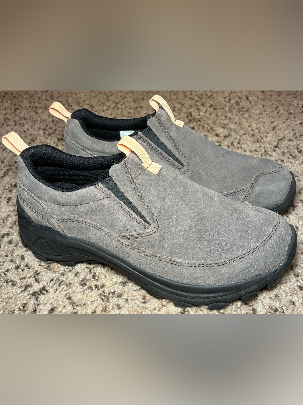 Merrell Nessa Slip On Trail Hiking Casual Shoes/Sneakers Gray Suede Women's 7